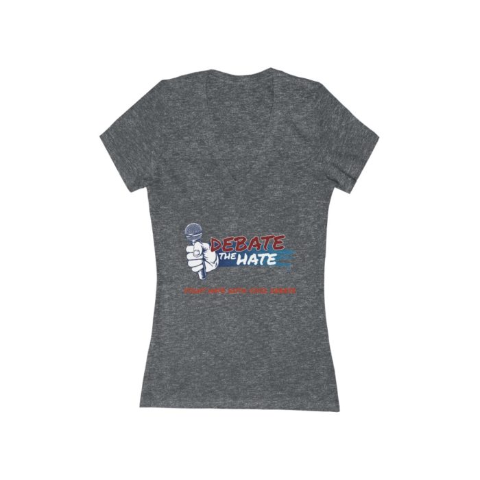 DTH Women's Short Sleeve Deep V-Neck Tee - Image 5