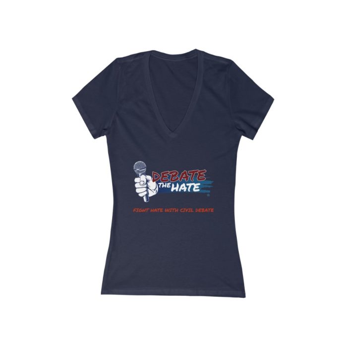 DTH Women's Short Sleeve Deep V-Neck Tee - Image 6
