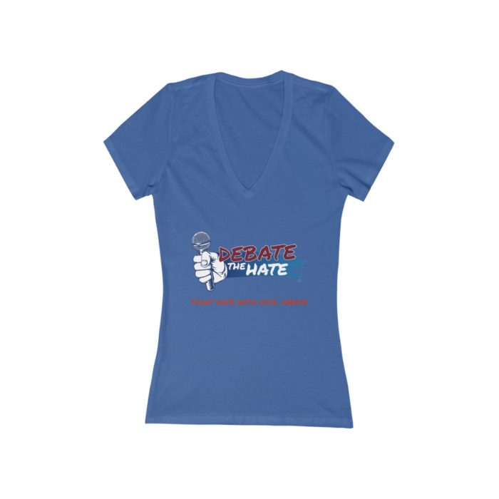 DTH Women's Short Sleeve Deep V-Neck Tee