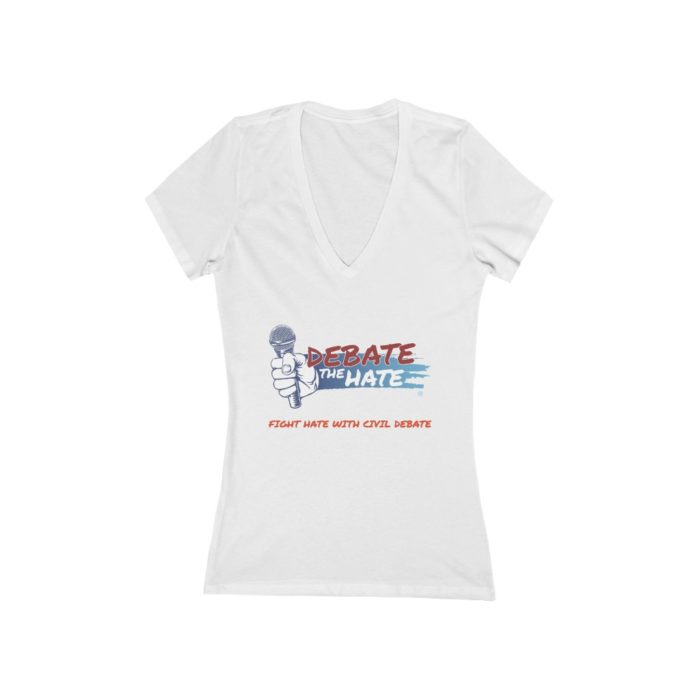 DTH Women's Short Sleeve Deep V-Neck Tee - Image 2